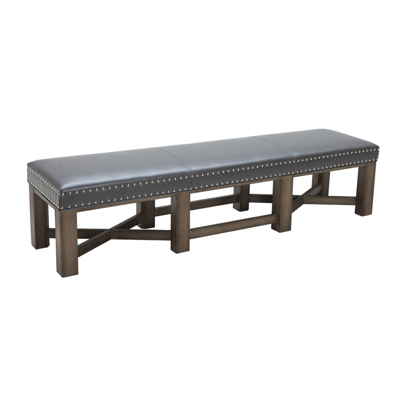 Brixton Bench Grey - The Home Workshop - Home Furniture - Office Furniture