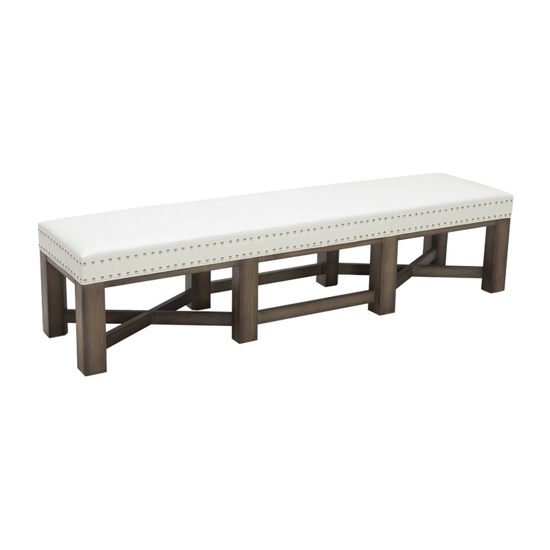 Brixton Bench Ivory - The Home Workshop - Home Furniture - Office Furniture