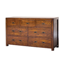 Post & Rail Chest 7 Drw Jamaican Sunset - The Home Workshop - Home Furniture - Office Furniture
