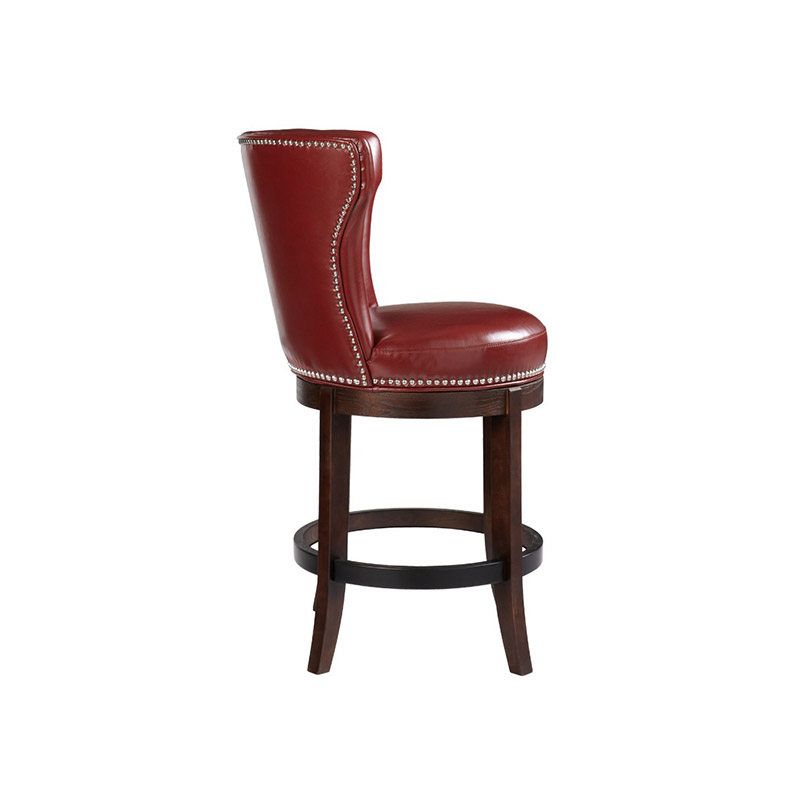 Tavern Swivel Counter Stool Oxblood - The Home Workshop - Home Furniture - Office Furniture